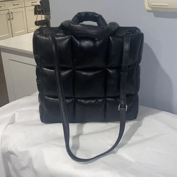 STAUD STUDIO Assante puffy black bag - Picture 4 of 9